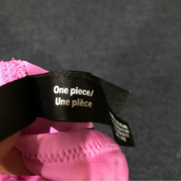 PINK Active Hot Pink One Piece Swimsuit Size Medium - Picture 9 of 10